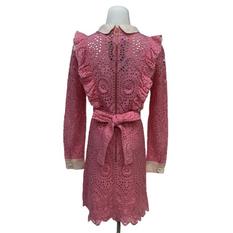 Gucci Gucci Floral Embroidered Eyelet Midi Dress Size 42 Size M / US 6-8 / IT 42-44 - 2 Thumbnail