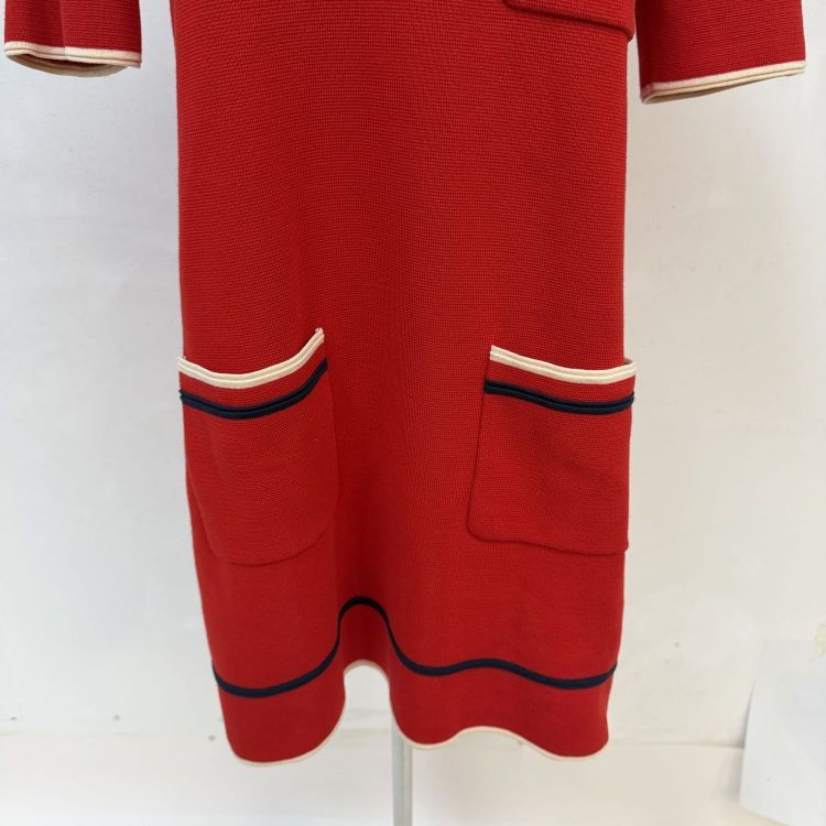 Gucci Gucci Red Knit Mini Dress Size S Size S / US 4 / IT 40 - 9 Thumbnail