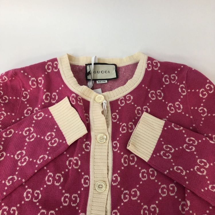 Gucci Gucci Pink GG Monogram Cardigan Size S Size S / US 4 / IT 40 - 10 Thumbnail
