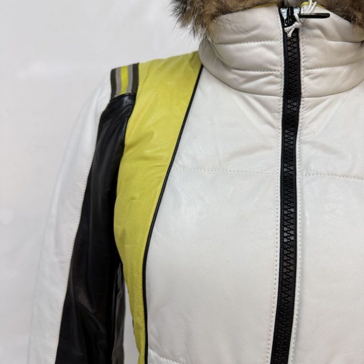Gucci Gucci Leather Fur Trim Jacket Size 40 Size S / US 4 / IT 40 - 8 Thumbnail