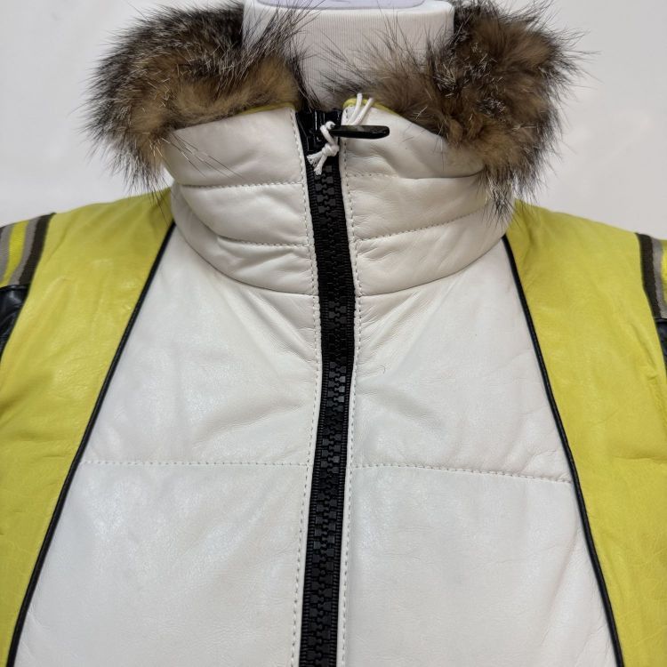 Gucci Gucci Leather Fur Trim Jacket Size 40 Size S / US 4 / IT 40 - 6 Thumbnail