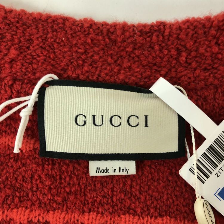 Gucci Gucci Red Bow Knit Sweater Size XS Size XS / US 0-2 / IT 36-38 - 3 Thumbnail