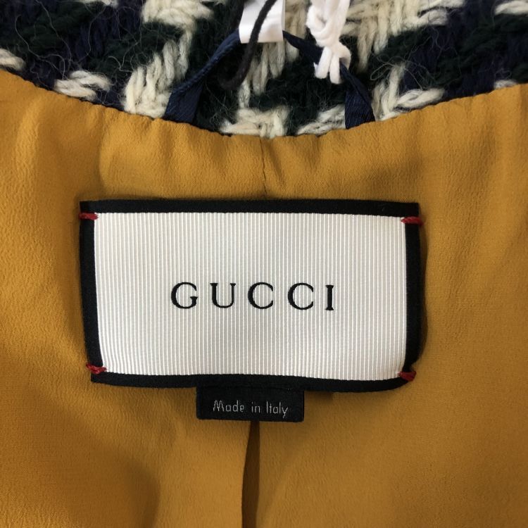 Gucci Gucci Plaid Knit Cardigan Set Size 40 Size S / US 4 / IT 40 - 3 Thumbnail