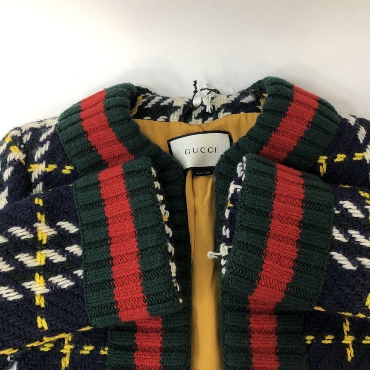 Gucci Gucci Plaid Knit Cardigan Set Size 40 Size S / US 4 / IT 40 - 16 Thumbnail