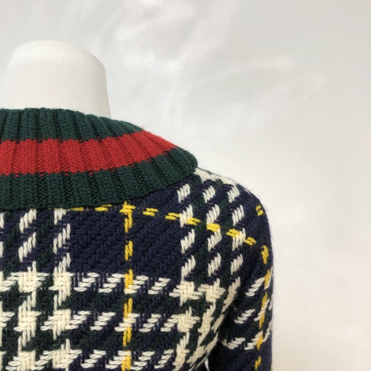 Gucci Gucci Plaid Knit Cardigan Set Size 40 Size S / US 4 / IT 40 - 13 Thumbnail