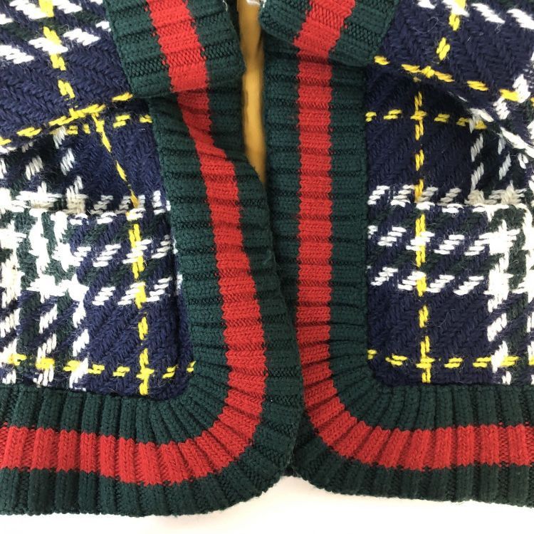 Gucci Gucci Plaid Knit Cardigan Set Size 40 Size S / US 4 / IT 40 - 17 Thumbnail