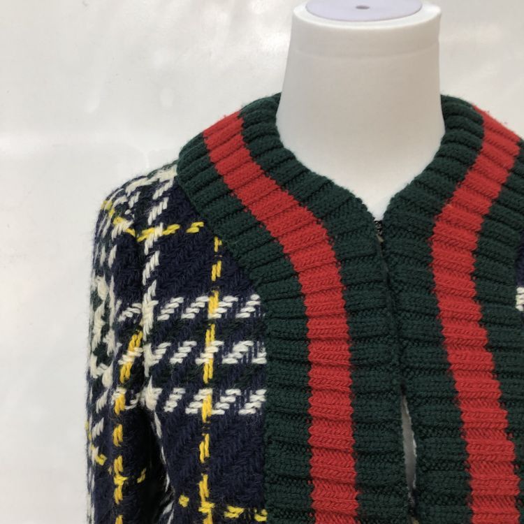 Gucci Gucci Plaid Knit Cardigan Set Size 40 Size S / US 4 / IT 40 - 11 Thumbnail