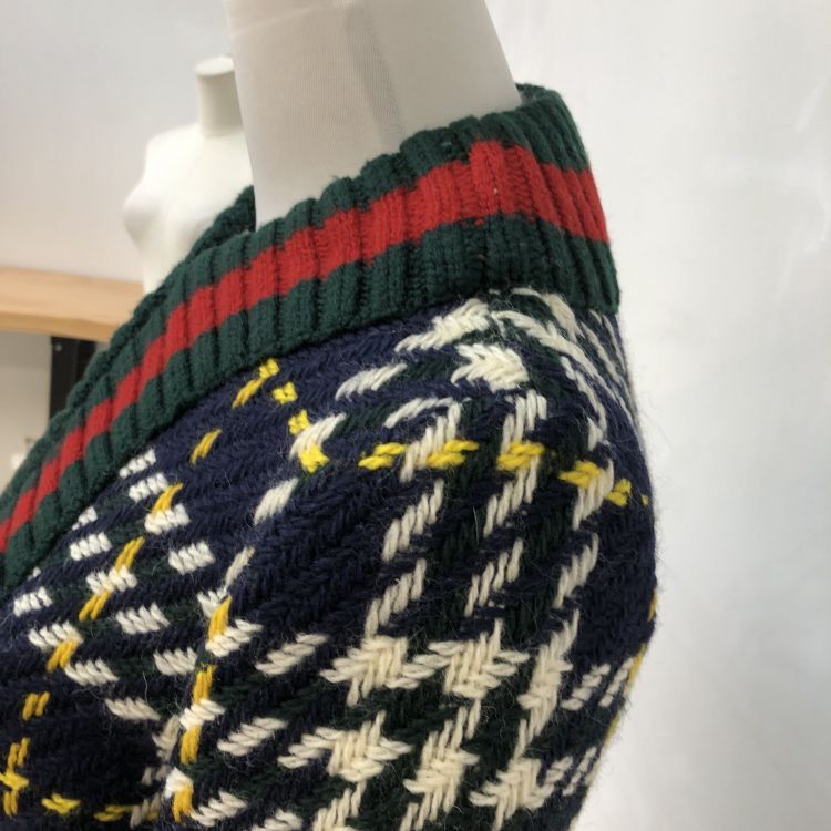 Gucci Gucci Plaid Knit Cardigan Set Size 40 Size S / US 4 / IT 40 - 12 Thumbnail