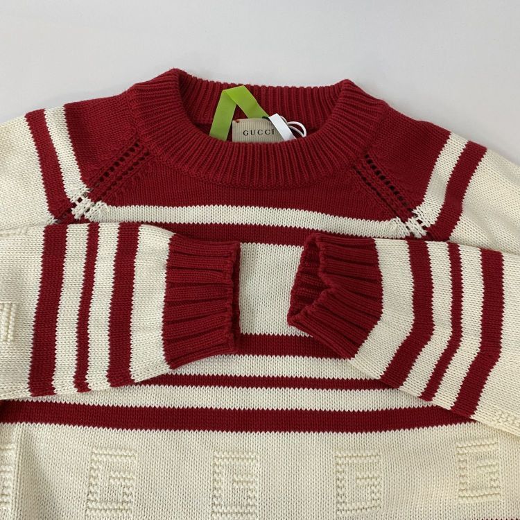 Gucci Gucci Striped Logo Sweater Size 12 Size XS / US 0-2 / IT 36-38 - 8 Thumbnail