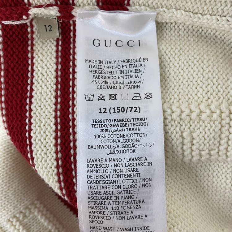 Gucci Gucci Striped Logo Sweater Size 12 Size XS / US 0-2 / IT 36-38 - 4 Thumbnail