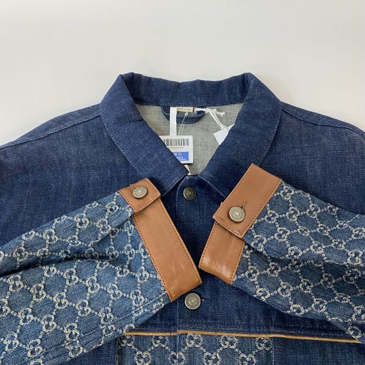 Gucci Gucci GG Denim Jacket Size XL Size US XL / EU 56 / 4 - 9 Thumbnail