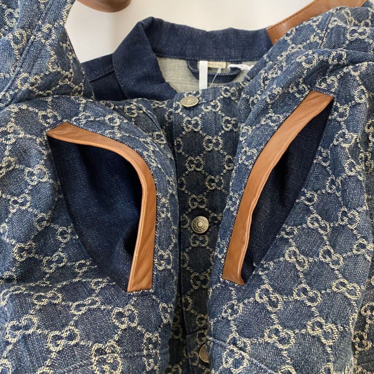 Gucci Gucci GG Denim Jacket Size XL Size US XL / EU 56 / 4 - 11 Thumbnail