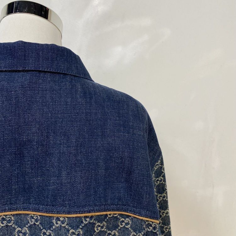 Gucci Gucci GG Denim Jacket Size XL Size US XL / EU 56 / 4 - 8 Thumbnail