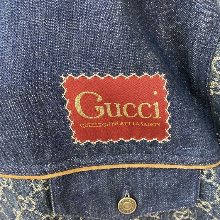 Gucci Gucci GG Denim Jacket Size XL Size US XL / EU 56 / 4 - 5 Thumbnail