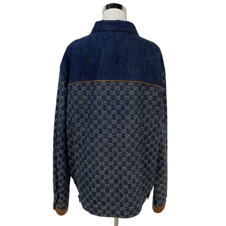 Gucci Gucci GG Denim Jacket Size XL Size US XL / EU 56 / 4 - 2 Thumbnail