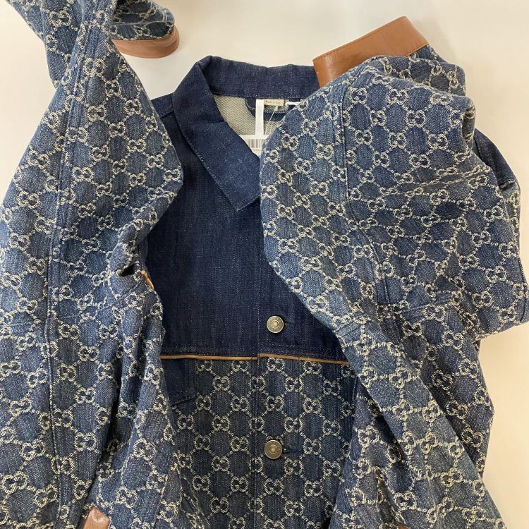 Gucci Gucci GG Denim Jacket Size XL Size US XL / EU 56 / 4 - 10 Thumbnail