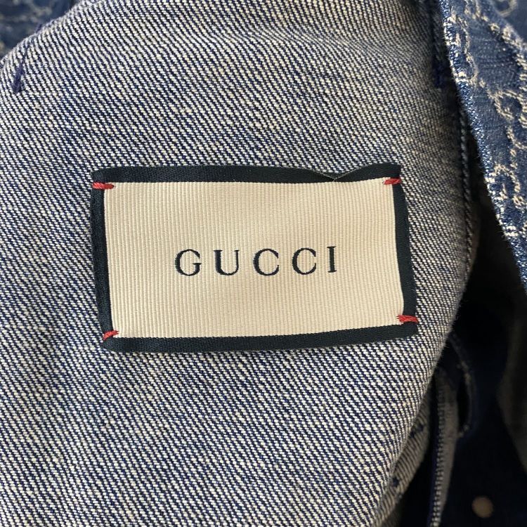 Gucci Gucci GG Denim Jacket Size XL Size US XL / EU 56 / 4 - 3 Thumbnail