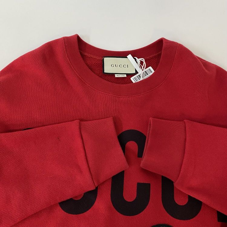 Gucci Gucci Lamb Appliqué Sweatshirt Red Size S Size US S / EU 44-46 / 1 - 10 Thumbnail