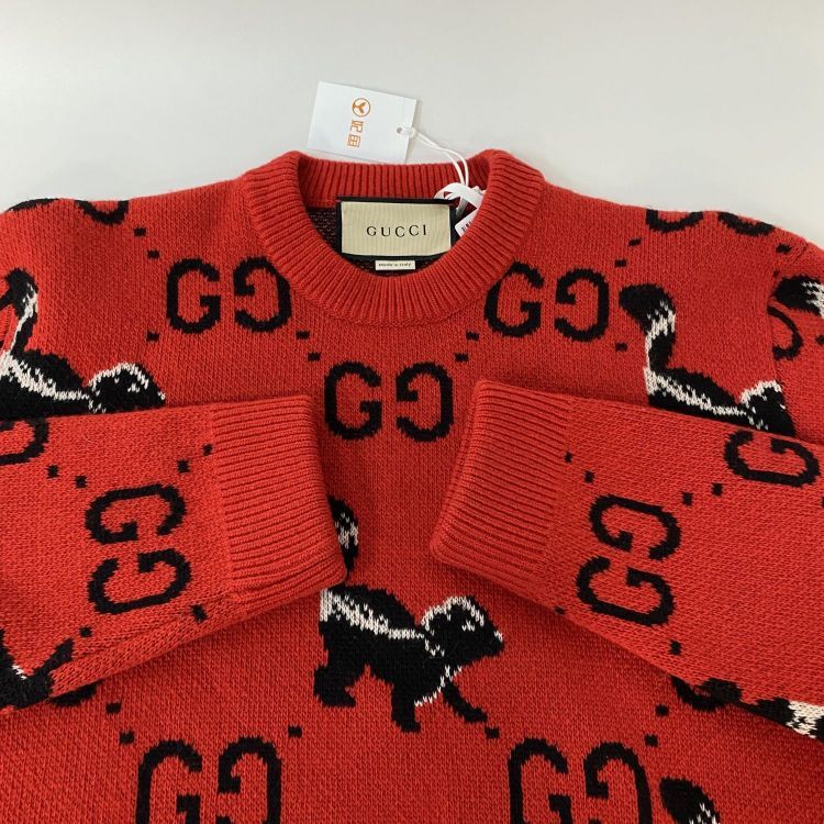 Gucci Gucci Skunk Jacquard Sweater XS Size US XS / EU 42 / 0 - 9 Thumbnail
