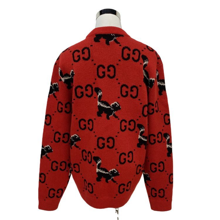 Gucci Gucci Skunk Jacquard Sweater XS Size US XS / EU 42 / 0 - 2 Thumbnail