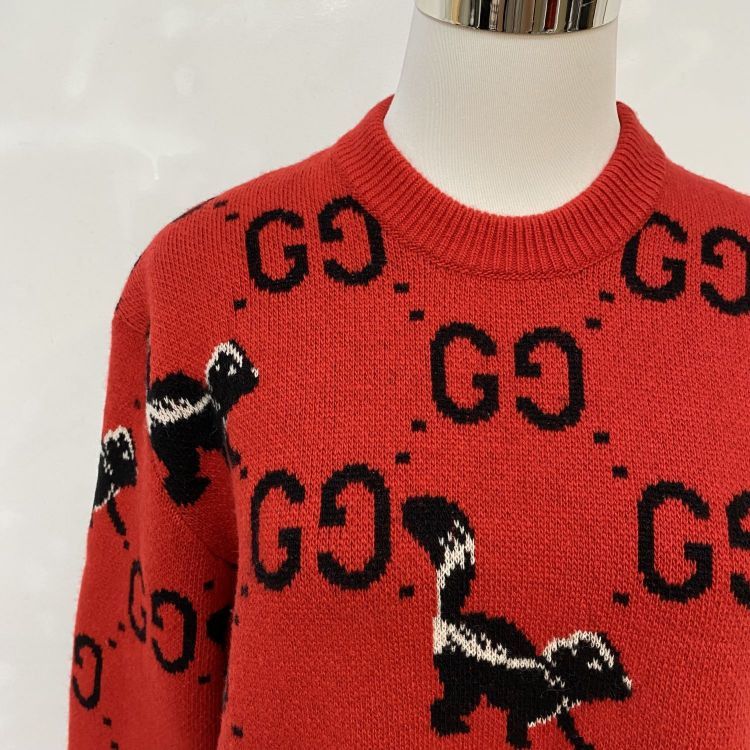 Gucci Gucci Skunk Jacquard Sweater XS Size US XS / EU 42 / 0 - 6 Thumbnail