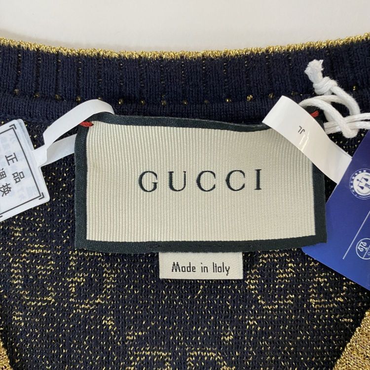 Gucci Gucci GG Monogram V-Neck Sweater Size XS Size XS / US 0-2 / IT 36-38 - 3 Thumbnail