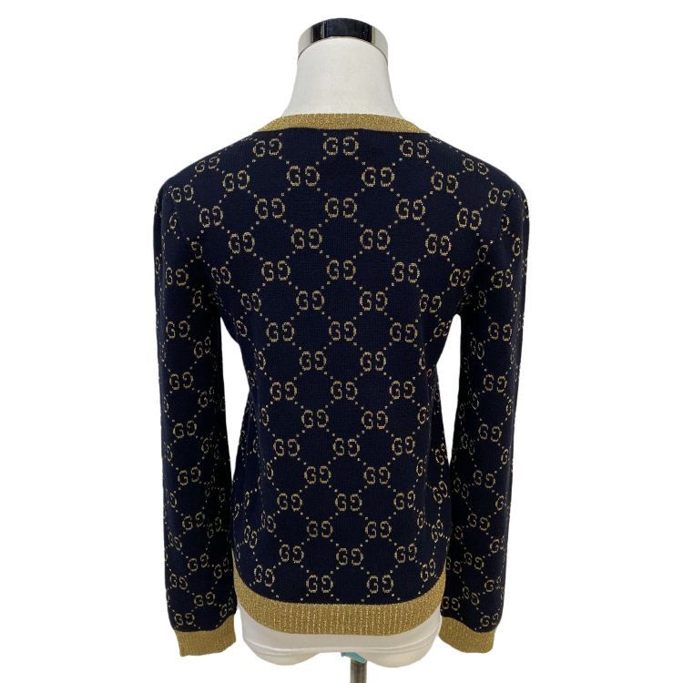 Gucci Gucci GG Monogram V-Neck Sweater Size XS Size XS / US 0-2 / IT 36-38 - 2 Thumbnail