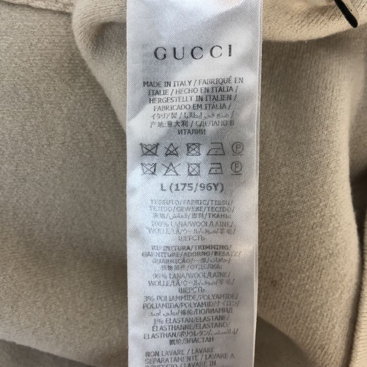 Gucci Gucci Wool Knit Short Sleeve Top Size L Size L / US 10 / IT 46 - 5 Thumbnail