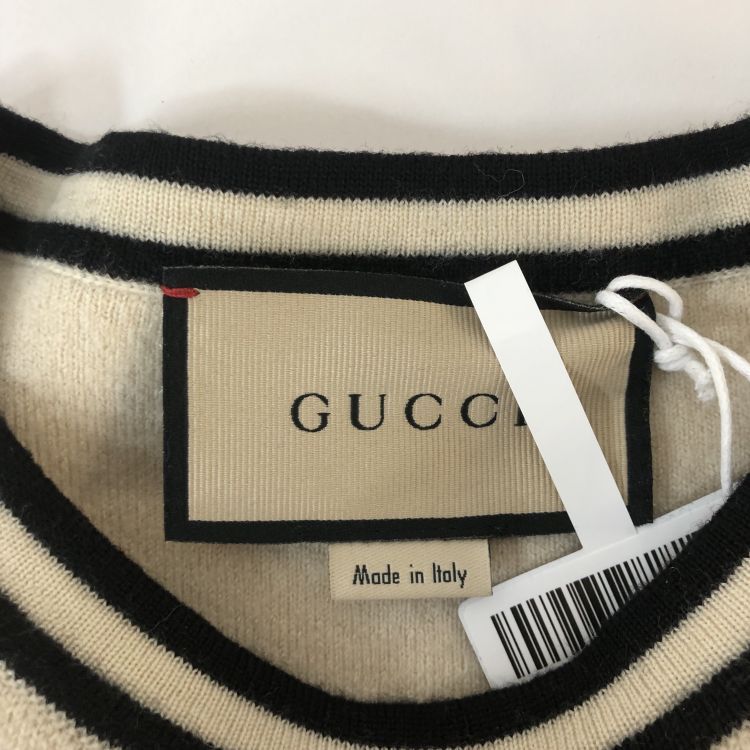 Gucci Gucci Wool Knit Short Sleeve Top Size L Size L / US 10 / IT 46 - 3 Thumbnail