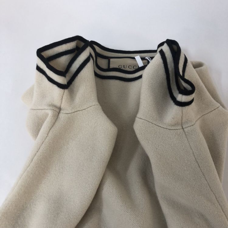 Gucci Gucci Wool Knit Short Sleeve Top Size L Size L / US 10 / IT 46 - 10 Thumbnail