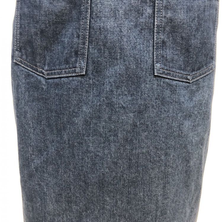 Gucci Gucci Web Detail Denim Mini Skirt Size 38 Size 26" / US 2 / IT 38 - 10 Thumbnail