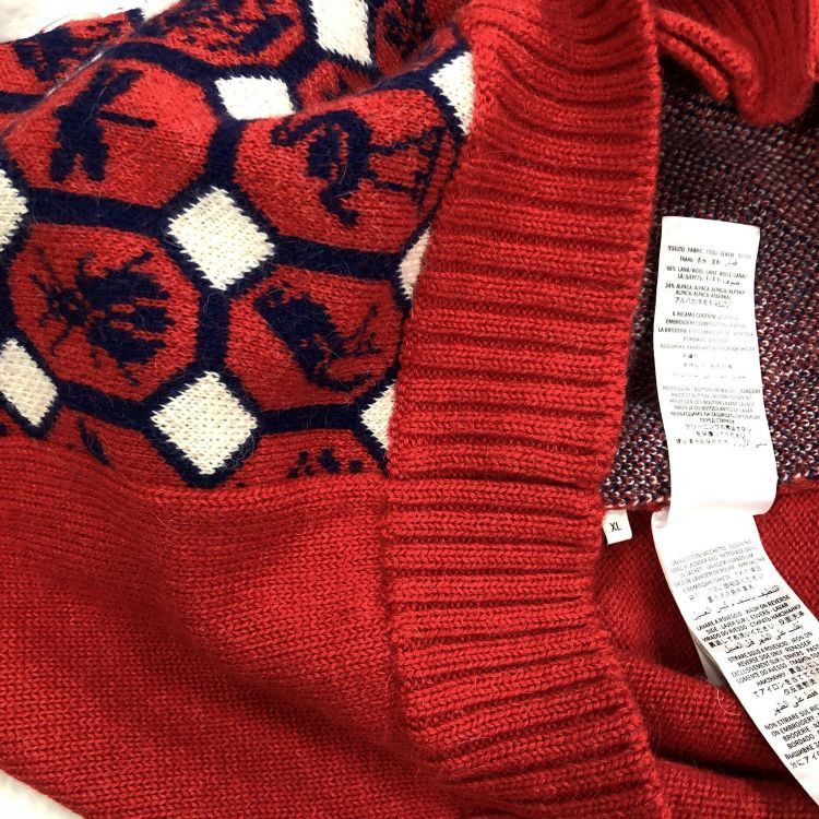 Gucci Gucci Animalium Pattern Cardigan Size XL Size US XL / EU 56 / 4 - 6 Thumbnail
