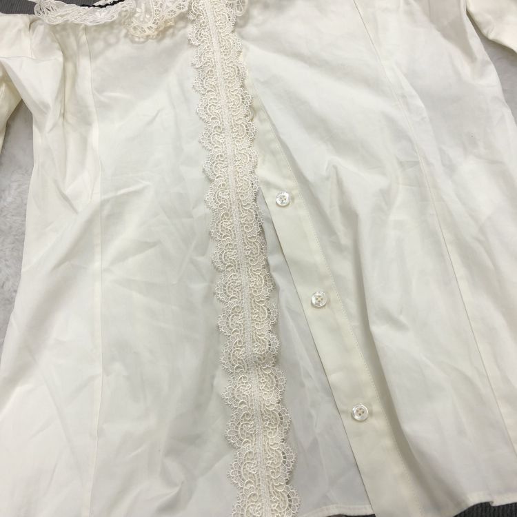 Gucci Gucci Lace Trim Blouse IT 42 Size M / US 6-8 / IT 42-44 - 8 Thumbnail