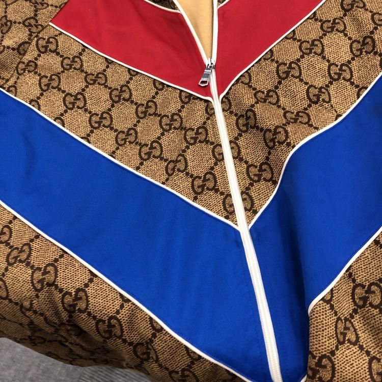 Gucci Gucci GG Monogram Track Jacket Size L Size US L / EU 52-54 / 3 - 7 Thumbnail