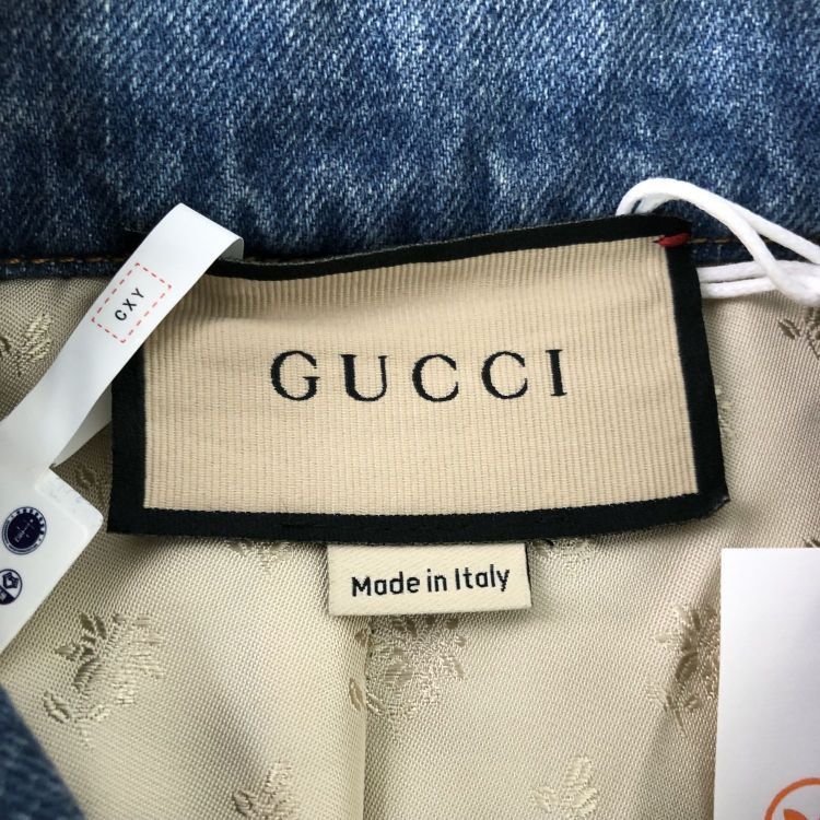 Gucci Gucci Gold Button Denim Jacket Size 42 Size M / US 6-8 / IT 42-44 - 3 Thumbnail