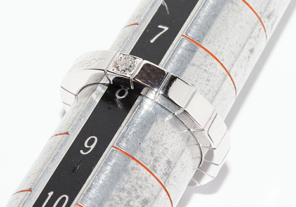 Cartier Cartier Cartier Lanieres Au750 White Gold Diamond Ring Size 48 Precious Metal Ring B40757 DUTY FREE for USA Size ONE SIZE - 2 Thumbnail