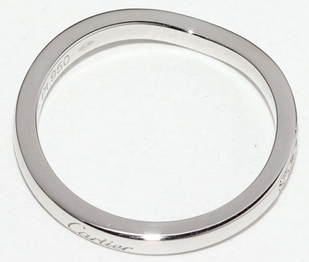 Cartier Cartier Cartier Ballerine Pt950 Diamond Ring Size 47 Precious Metal Ring B40930 DUTY FREE for USA Size ONE SIZE - 4 Thumbnail