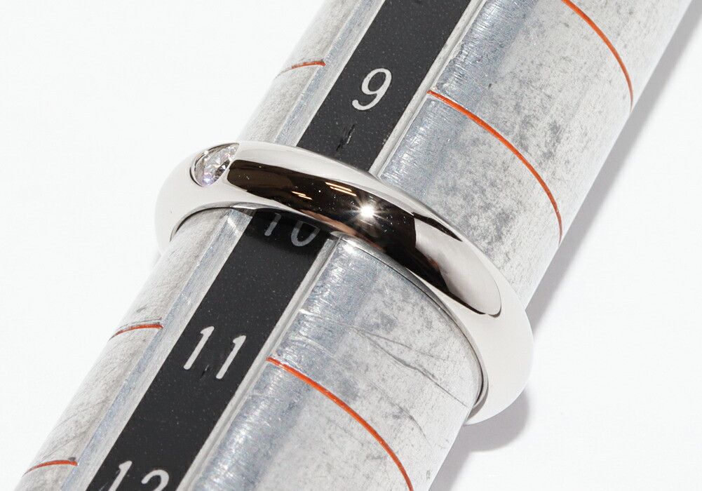Cartier Cartier Cartier 1895 Wedding Ring Pt950 Diamond Ring Size 50 Precious Metal Ring B40718 DUTY FREE for USA Size ONE SIZE - 2 Thumbnail