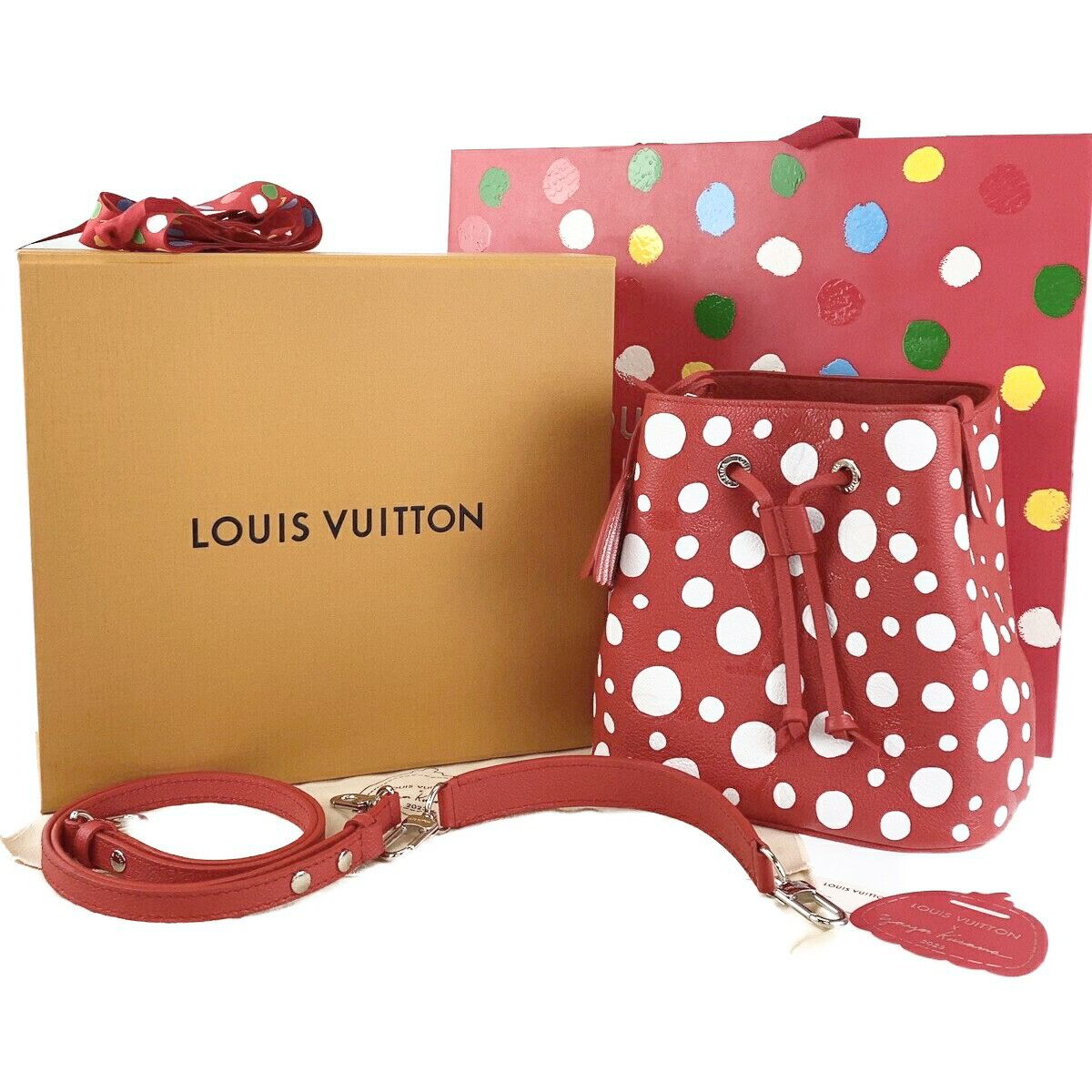 Louis Vuitton Louis Vuitton Louis Vuitton LV×YK NeoNoe BB Leather 2way Bag Leather Shoulder Bag M46413 DUTY FREE for USA Size ONE SIZE - 8 Thumbnail