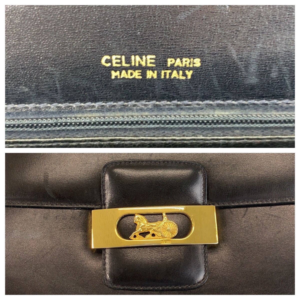 Celine Celine Celine Leather Shoulder Bag Leather Shoulder Bag DUTY FREE for USA Size ONE SIZE - 3 Thumbnail