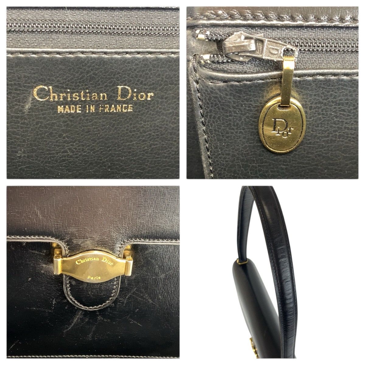Dior Dior Christian Dior Leather Shoulder Bag Leather Shoulder Bag DUTY FREE for USA Size ONE SIZE - 3 Thumbnail