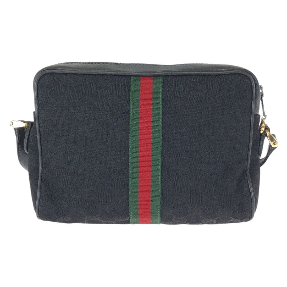 Gucci Gucci Gucci GG Canvas Leather Shoulder Bag Leather Shoulder Bag 42013654 DUTY FREE for USA Size ONE SIZE - 2 Thumbnail