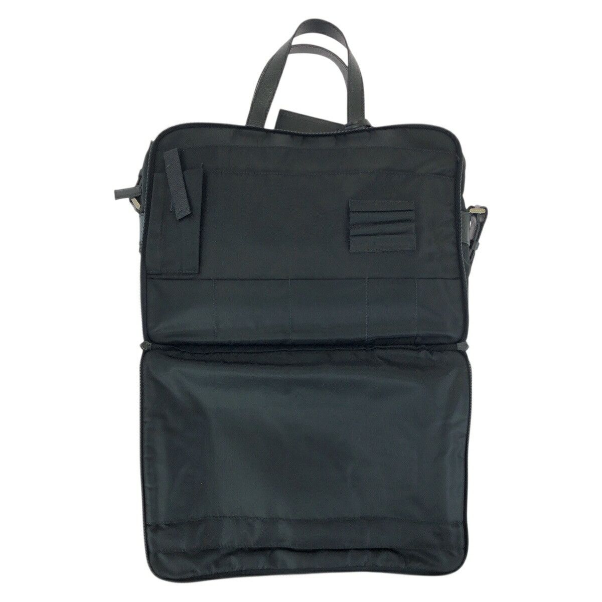 Prada Prada Prada Tessuto Saffiano Nylon Leather 2way Briefcase Textile Business Bag DUTY FREE for USA Size ONE SIZE - 6 Thumbnail