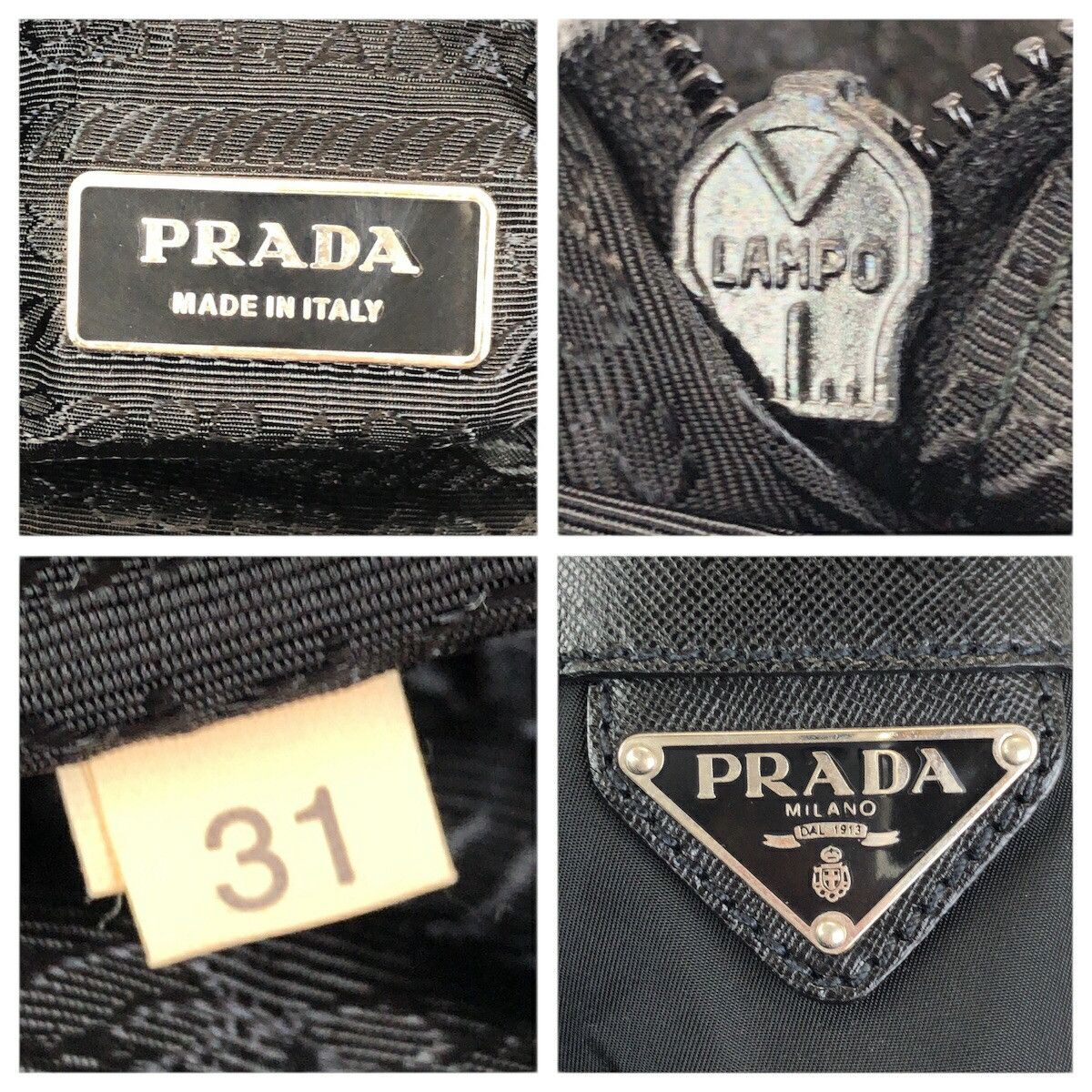 Prada Prada Prada Tessuto Saffiano Nylon Leather 2way Briefcase Textile Business Bag DUTY FREE for USA Size ONE SIZE - 4 Thumbnail