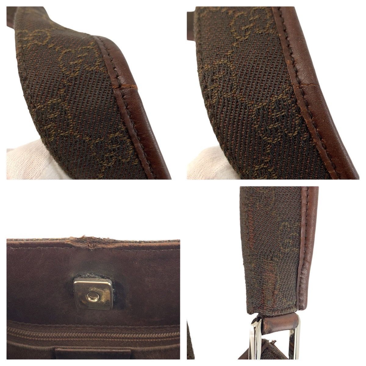 Gucci Gucci Gucci GG Canvas Shoulder Bag Textile Shoulder Bag 90656 DUTY FREE for USA Size ONE SIZE - 5 Thumbnail