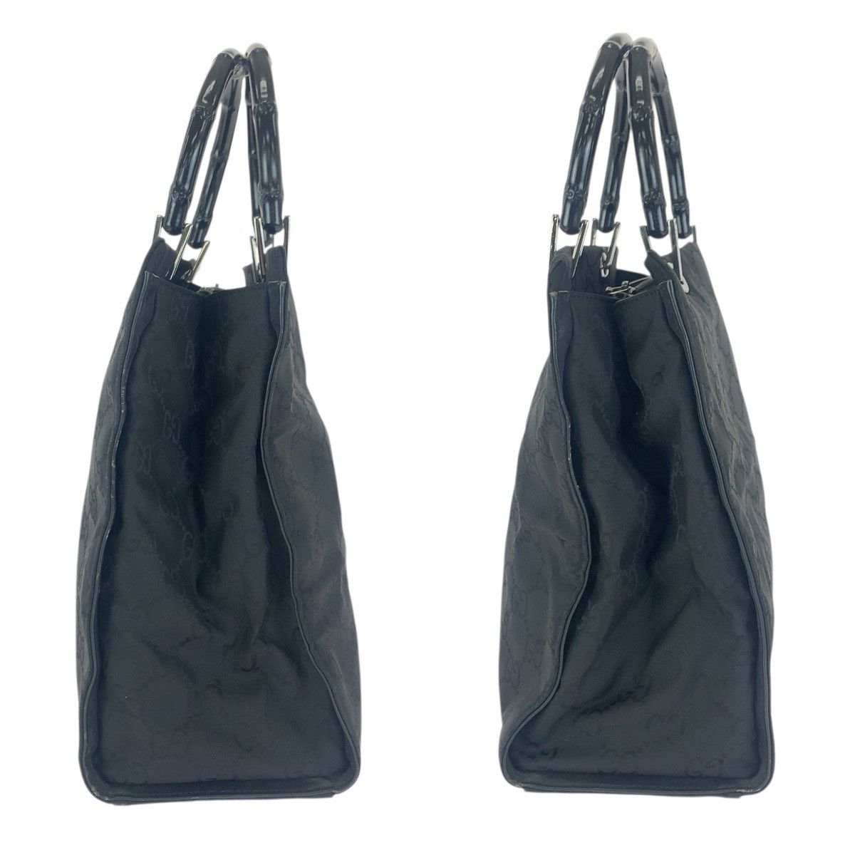 Gucci Gucci Gucci Bamboo Nylon Handbag Textile Tote Bag 0020101 DUTY FREE for USA Size ONE SIZE - 8 Thumbnail