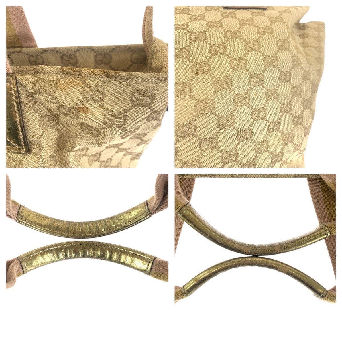 Gucci Gucci Gucci GG Canvas Tote Bag Textile Tote Bag 131231 DUTY FREE for USA Size ONE SIZE - 6 Thumbnail