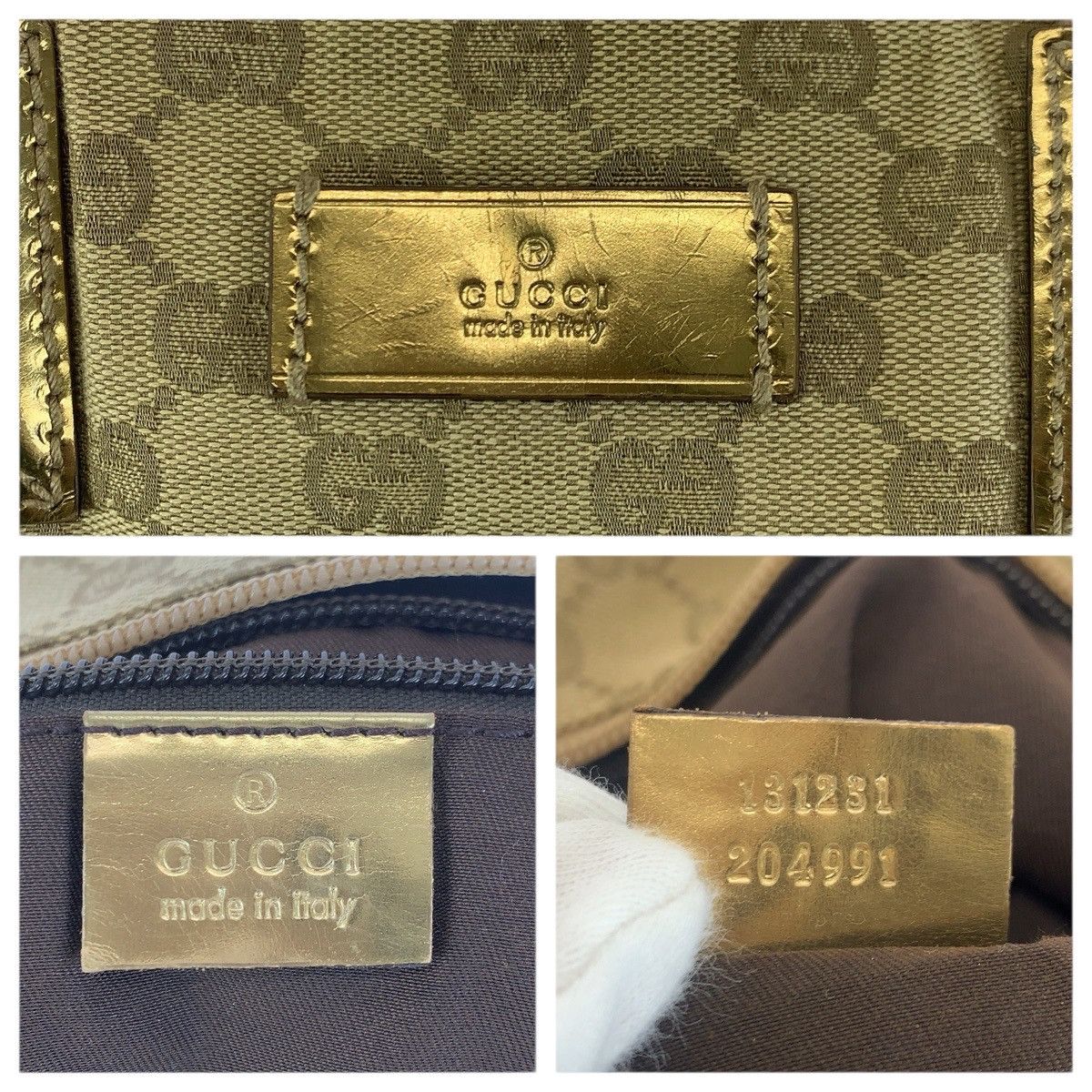 Gucci Gucci Gucci GG Canvas Tote Bag Textile Tote Bag 131231 DUTY FREE for USA Size ONE SIZE - 4 Thumbnail