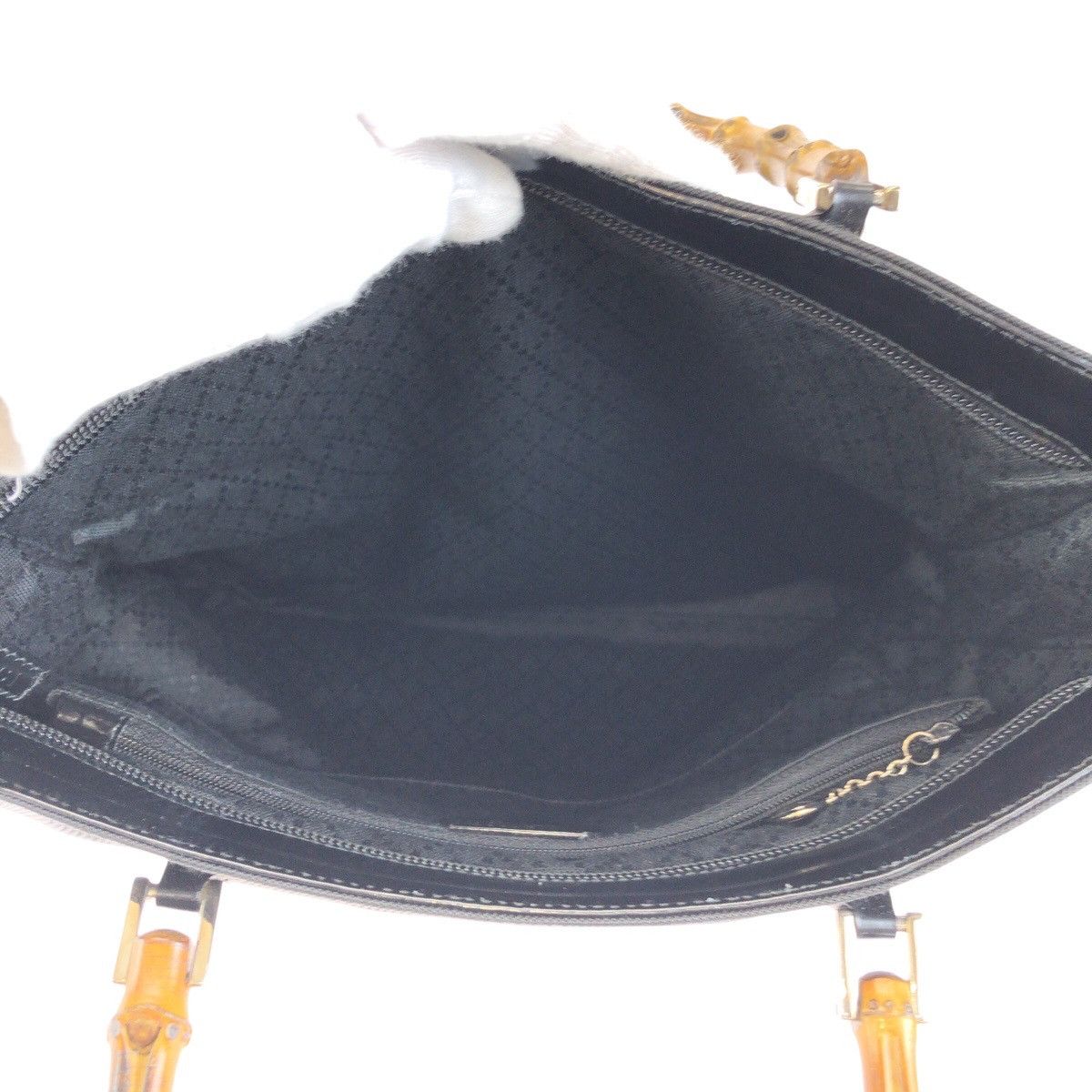 Gucci Gucci Gucci Bamboo Nylon Leather Tote Bag Textile Tote Bag 00110951878 DUTY FREE for USA Size ONE SIZE - 9 Thumbnail