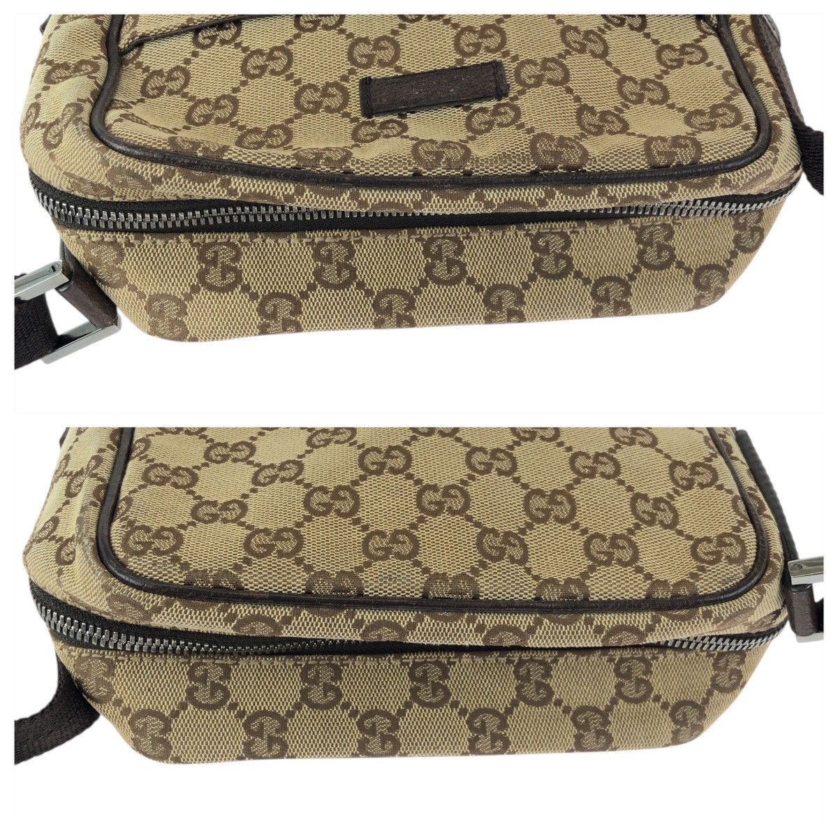 Gucci Gucci Gucci GG Canvas Leather Shoulder Bag Textile Shoulder Bag 122759 DUTY FREE for USA Size ONE SIZE - 6 Thumbnail